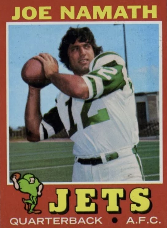 Joe Namath Football Cards