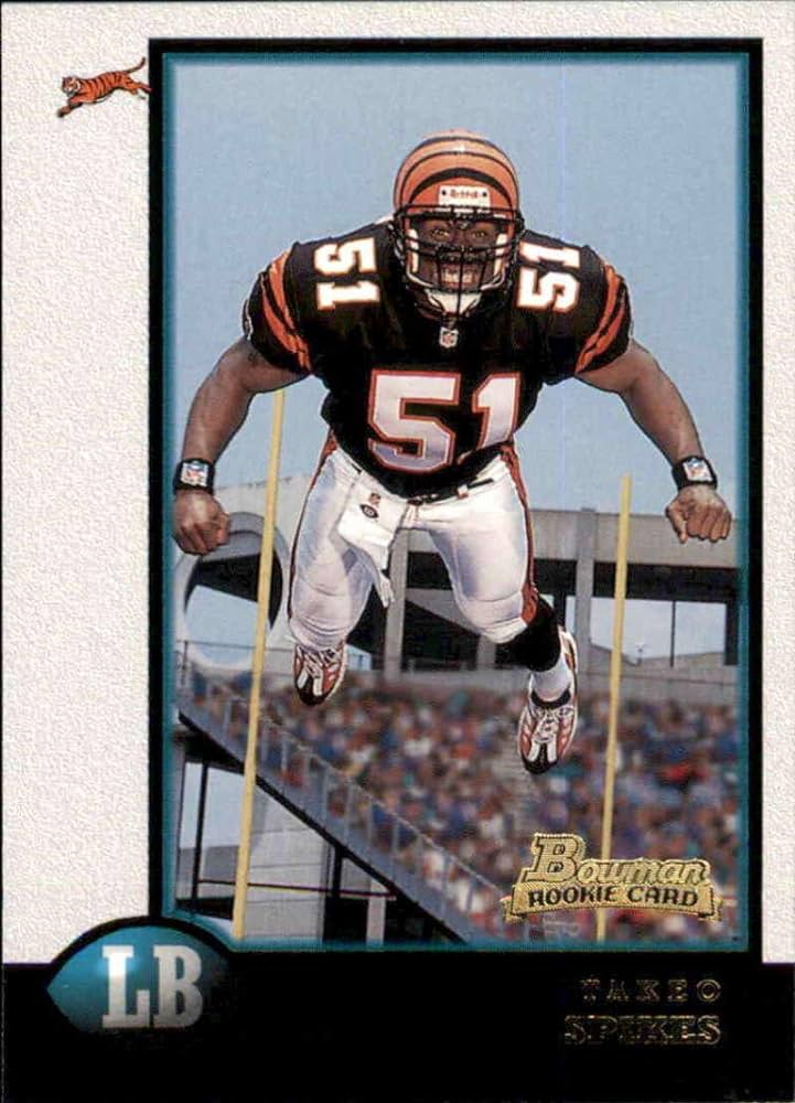 Takeo Spikes Football Cards