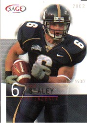 2002 Sage Football Cards