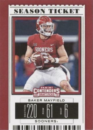 2019 Panini Contenders Draft Picks Football Cards