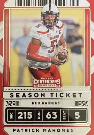 2020 Panini Contenders Draft Picks Football Cards