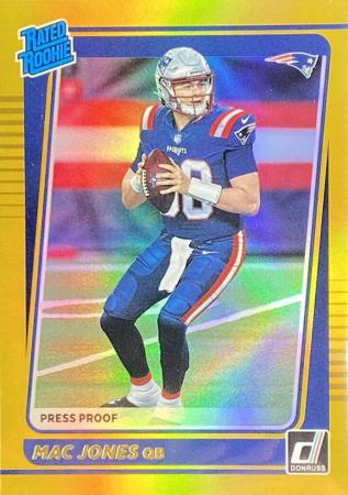 2021 Donruss Holo Gold Football Cards