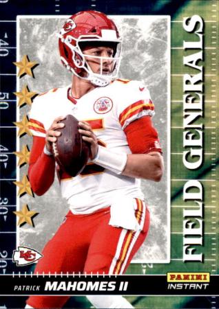 2021 Panini Instant Field Generals Football Cards