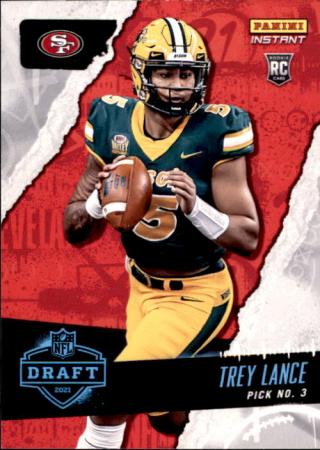 2021 Panini Instant NFL Draft Night Football Cards