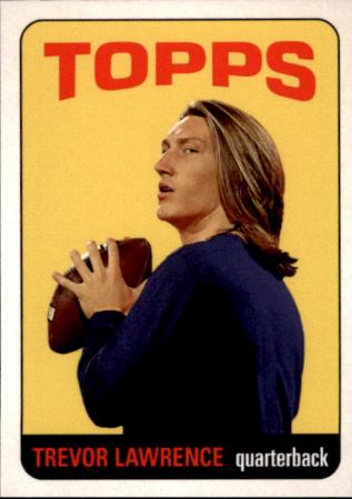 2021 Topps X Trevor Lawrence Football Cards