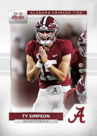 2023 Bowman University Alabama Football Cards