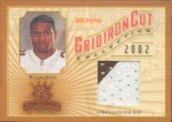 2002 William Green Donruss Gridiron Kings - Cut Collection Jersey - Rookie Year (#'d to 400) (#:GC103) (Stock: 1) - $12.00