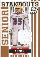 2007 Victor Abiamiri Topps Draft Picks and Prospects - Senior Standout Jersey (#:VA) (Stock: 1) - $12.50