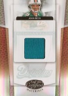 2007 John Beck Leaf Certified Materials - Jersey Rookie (#'d to 1499) (#:209) (Stock: 1) - $15.00