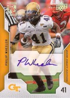 2008 Philip Wheeler Upper Deck Draft Edition - Autograph (#:82) (Stock: 1) - $12.00