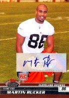 2008 Martin Rucker Stadium Club - Rookie Autograph (#:176) (Stock: 1) - $12.50