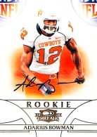 2008 Adarius Bowman Donruss Threads - Rookie Autograph (#'d to 999) (#:233) (Stock: 2) - $8.00