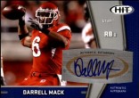 2009 Darrell Mack Sage HIT - Silver Autograph (#:A32) (Stock: 2) - $7.50