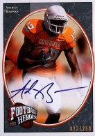 2008 Adarius Bowman Upper Deck Heroes - Autograph (#'d to 250) (#:102) (Stock: 1) - $7.50