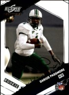 2009 Darius Passmore Score Inscriptions - Rookie Autograph (#'d to 999) (#:329) (Stock: 1) - $6.00