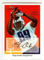 2009 Jared Cook Topps National Chicle - Autograph (#:NCA-JCO) (Stock: 1) - $7.50