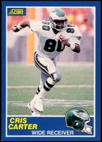 1989 Cris Carter Score - Rookie (#:72) (Stock: 1) - $7.50