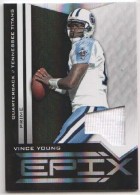 2010 Vince Young Epix - Prime Jerseys Black (#'d 6/50) (#:95) (Stock: 1) - $12.50