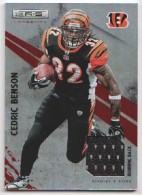 2010 Cedric Benson Rookies and Stars Longevity - Jersey Ruby (#'d to 175) (#:30) (Stock: 1) - $5.00