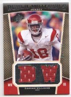 2010 Damian Williams SPx - Rookie Materials Jersey (#'d to 375) (#:RMDW) (Stock: 1) - $7.00