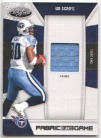 2010 Bo Scaife Certified - Fabric of the Game Prime Jersey (#'d 9/50) (#:150) (Stock: 1) - $6.50