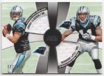 2010 Jimmy Clausen Topps Prime - 2nd Quarter Double Jersey (with Brandon LaFell - #'d to 355) (#:2QRCL) (Stock: 1) - $10.00