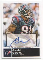 2010 Amobi Okoye Topps Magic - Autograph (#:168) (Stock: 2) - $6.50