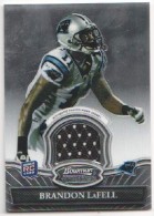 2010 Brandon LaFell Bowman Sterling - Rookie Jersey (#:BSRBL) (Stock: 1) - $6.00