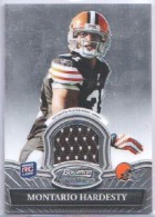 2010 Montario Hardesty Bowman Sterling - Rookie Jersey (#:BSRMH) (Stock: 1) - $6.00