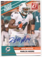 2010 Marlon Moore Donruss Rated Rookies - Autograph (#:68) (Stock: 2) - $12.00