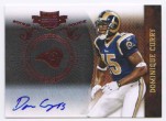 2010 Dominique Curry Panini Plates and Patches - Autograph Rookie (#'d to 249) (#:130) (Stock: 2) - $7.50