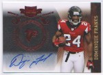 2010 Dominique Franks Panini Plates and Patches - Autograph Rookie (#'d to 449) (#:131) (Stock: 1) - $7.50