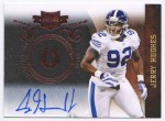 2010 Jerry Hughes Panini Plates and Patches - Autograph Rookie (#'d to 549) (#:150) (Stock: 1) - $9.00