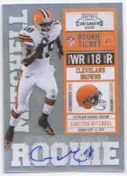 2010 Carlton Mitchell Playoff Contenders - Rookie Autograph SP (#:113) (Stock: 1) - $20.00