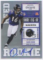 2010 David Reed Playoff Contenders - Rookie Autograph (#:124) (Stock: 1) - $12.00