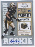 2010 Patrick Robinson Playoff Contenders - Rookie Autograph (#:177) (Stock: 2) - $12.50