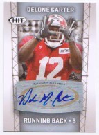 2011 Delone Carter Sage HIT - Autograph Silver (#:2) (Stock: 1) - $9.00