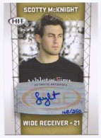 2011 Scotty McKnight Sage HIT - Autograph Gold (#'d to 250) (#:11) (Stock: 1) - $12.00