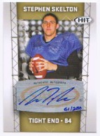 2011 Stephen Skelton Sage HIT - Autograph Gold (#'d to 250) (#:20) (Stock: 1) - $9.50