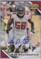 2010 Sean Weatherspoon Panini Gridiron Gear - Autograph Gold X's (#'d to 299) (#:240) (Stock: 1) - $8.50