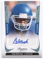 2011 Derrick Locke Prestige - Draft Picks Autograph (#'d to 1499) (#:235) (Stock: 1) - $6.50