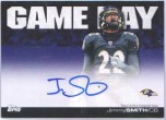 2011 Jimmy Smith CB Topps - Game Day Autograph (#:GDA-JSM) (Stock: 1) - $7.50