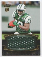 2011 Bilal Powell Topps Prime - Rookie Jumbo Relic Jersey Gold (#'d 28/50) (#:PRJ-BP) (Stock: 1) - $9.50