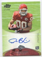 2011 Jon Baldwin Topps Prime - Rookie Autograph (#'d to 99) (#:68) (Stock: 1) - $9.50