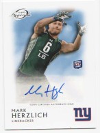 2011 Mark Herzlich Topps Legends - Rookie Autograph (#:RA-MH) (Stock: 1) - $15.00