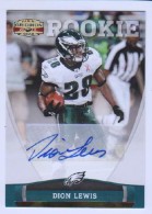 2011 Dion Lewis Panini Gridiron Gear - Rookie Autograph Gold (#'d to 299) (#:169) (Stock: 1) - $7.50