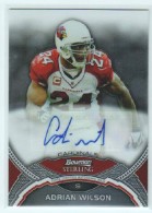 2011 Adrian Wilson Bowman Sterling - Autograph (#:BSA-AW) (Stock: 1) - $9.00