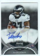 2011 Dion Lewis Bowman Sterling - Autograph Rookie (#:BSA-DL) (Stock: 1) - $7.50