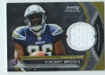 2011 Vincent Brown SDSU Bowman Sterling - Jersey Rookie (#:BSR-VB) (Stock: 1) - $4.50