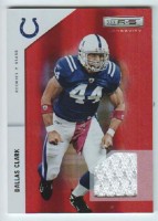 2011 Dallas Clark Rookies and Stars Longevity - Materials Ruby Jersey (#'d to 299) (#:64) (Stock: 1) - $5.00